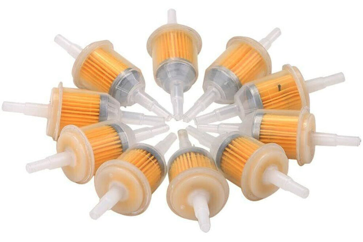 10Pcs Motor Inline Fuel Filters for Lawn Mower Small Engine