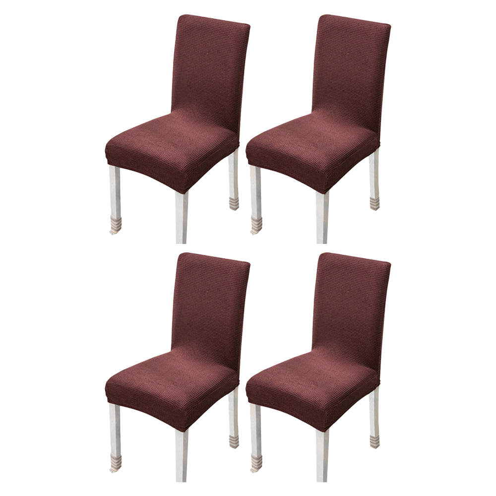 4Pcs Dining Chair Covers Stretch Slipcover Chair Covers Furniture Protector