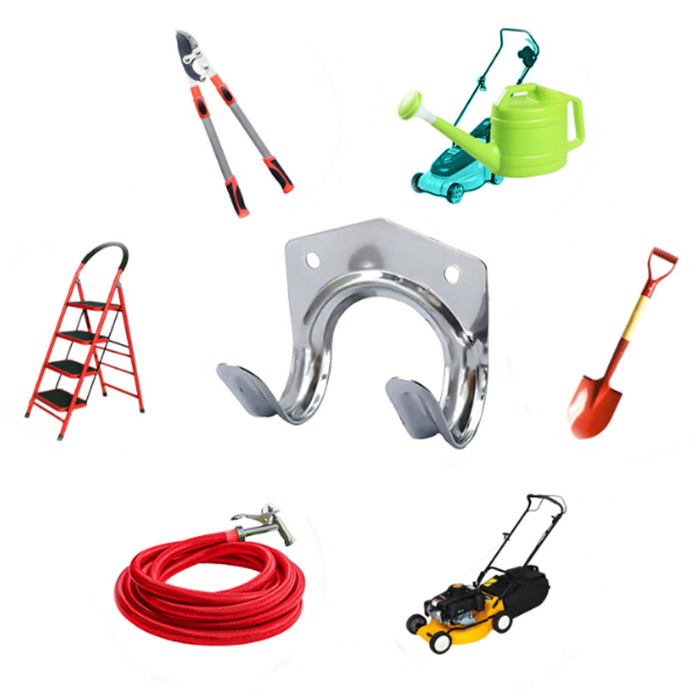 4Pcs Tool Hooks Metal Garage Storage Utility Hooks Hanger Holder Wall Mount Hook