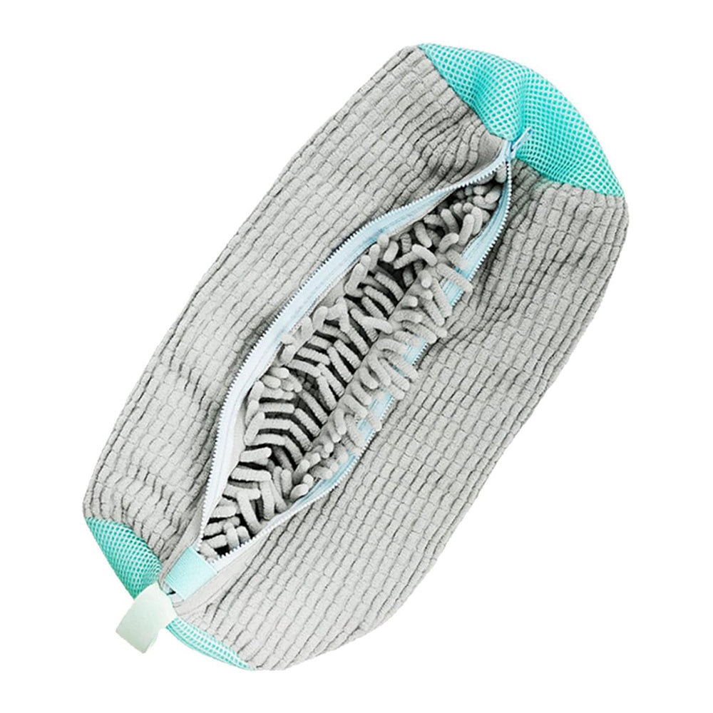 Reusable Chenille Shoe Washing Bag with Zipper