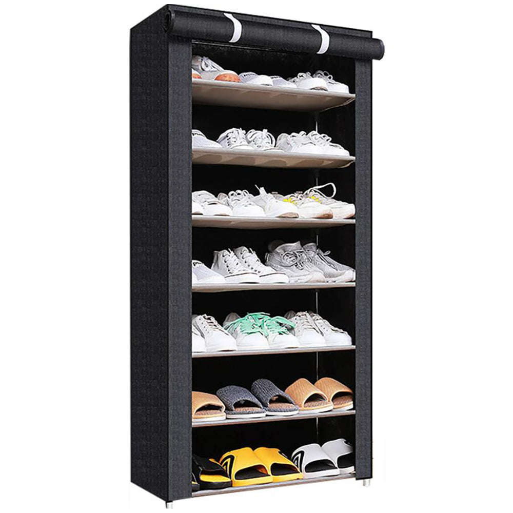 8-Layer Portable Shoe Storage Rack Cabinet