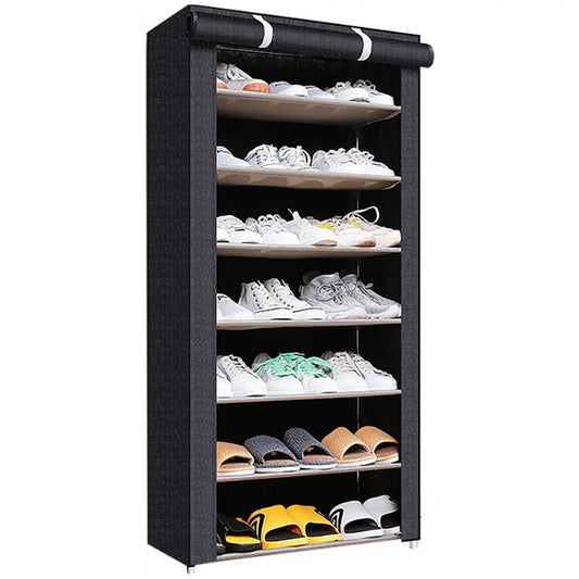 8-Layer Portable Shoe Storage Rack Cabinet