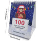 100 Day Christmas Countdown Calendar 2025 No Week Dates