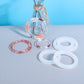 4 Sizes DIY Resin Bangle Mold Set Silicone Bangle Bracelet Mold