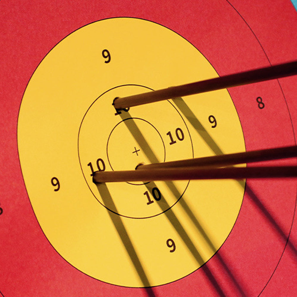 30Pcs Archery Targets Paper 10 Ring Bow Arrow Targets Face