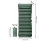 Inflatable Camping Sleeping Pad Ultralight Camping Mat with Pillow and Built-in Foot Pump