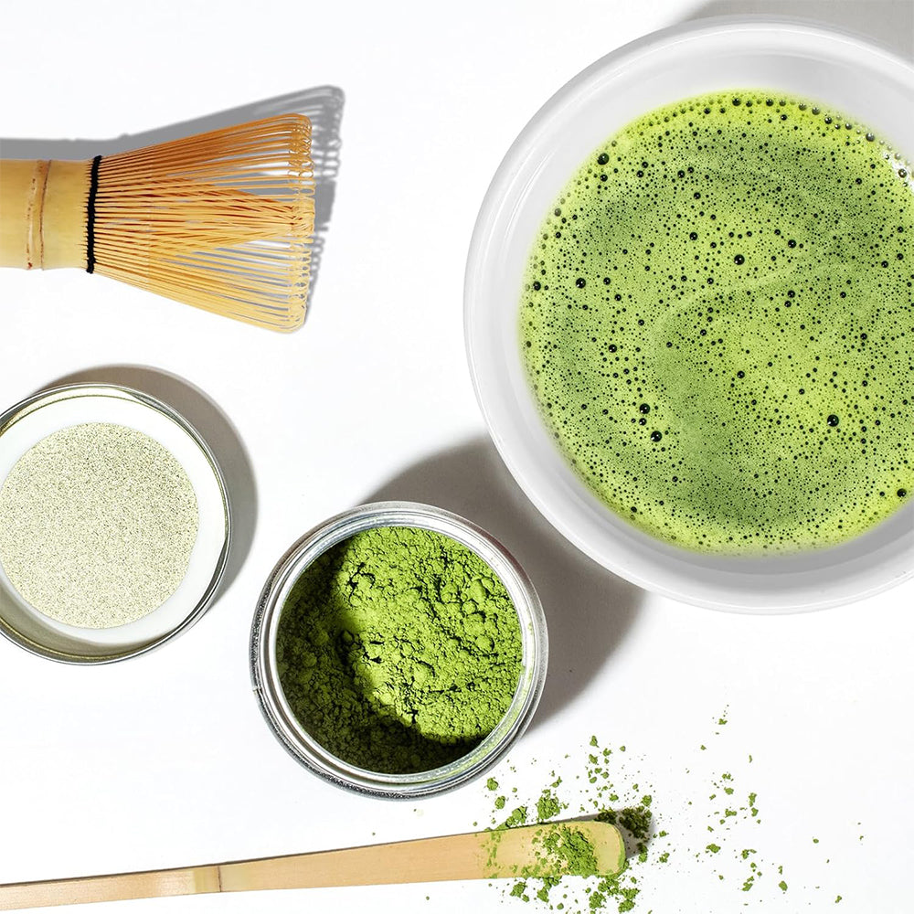 4Pcs Traditional Matcha Tea Set Bowl Whisk Scoop Accessories