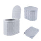 Portable Camping Folding Toilet for Adults with Lid