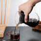 Pour Over Coffee Maker Borosilicate Glass Carafe with Reusable Stainless Steel Filter