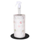 Standing Paper Towel Holder with Spray Pump Papertowels Roller Sprayer