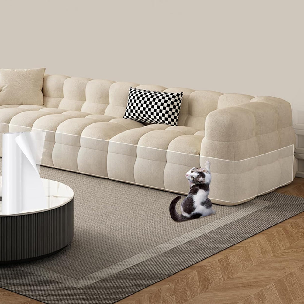 2Pcs 45 x 500cm Anti Cat Scratching Sofa Stickers Furniture Protector