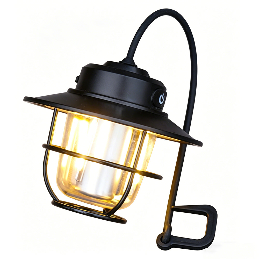 LED Camping Lantern Rechargeable Camping Tent Light Lamp Flashlight Portable
