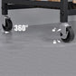 Garden Tool Organizer with Wheels Steel Rack Stand Heavy Duty Holds 35 Tools