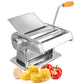 Stainless Steel Pasta Maker Machine with 6 Adjustable Thickness Settings For Spaghetti Fettuccine