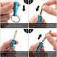 7Pcs Socket Drill Bit Holder 1/4 Inch Keychain Extension Bar Hex Screwdriver Bits Holder