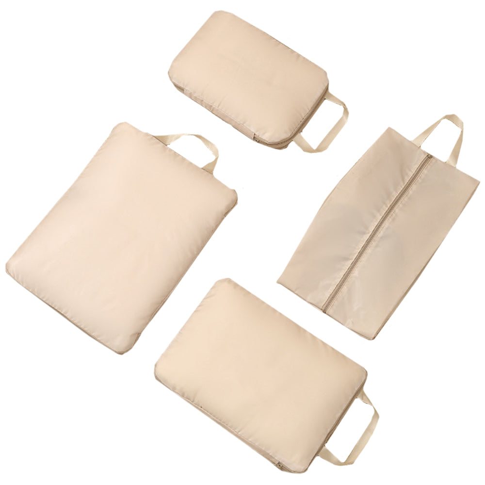 8Pcs Travel Luggage Compression Cubes Storage Bags