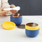 4Pcs Stainless Steel Insulated 800ML Food Soup Jar  Lunch Box