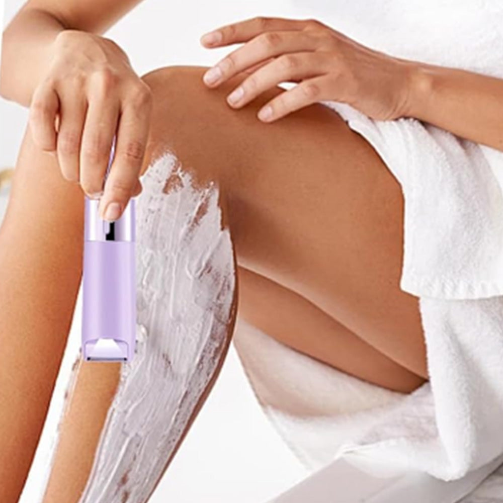 Rechargeable Bikini Trimmer for Women Dual Head Electric Razor Body Hair Trimmer