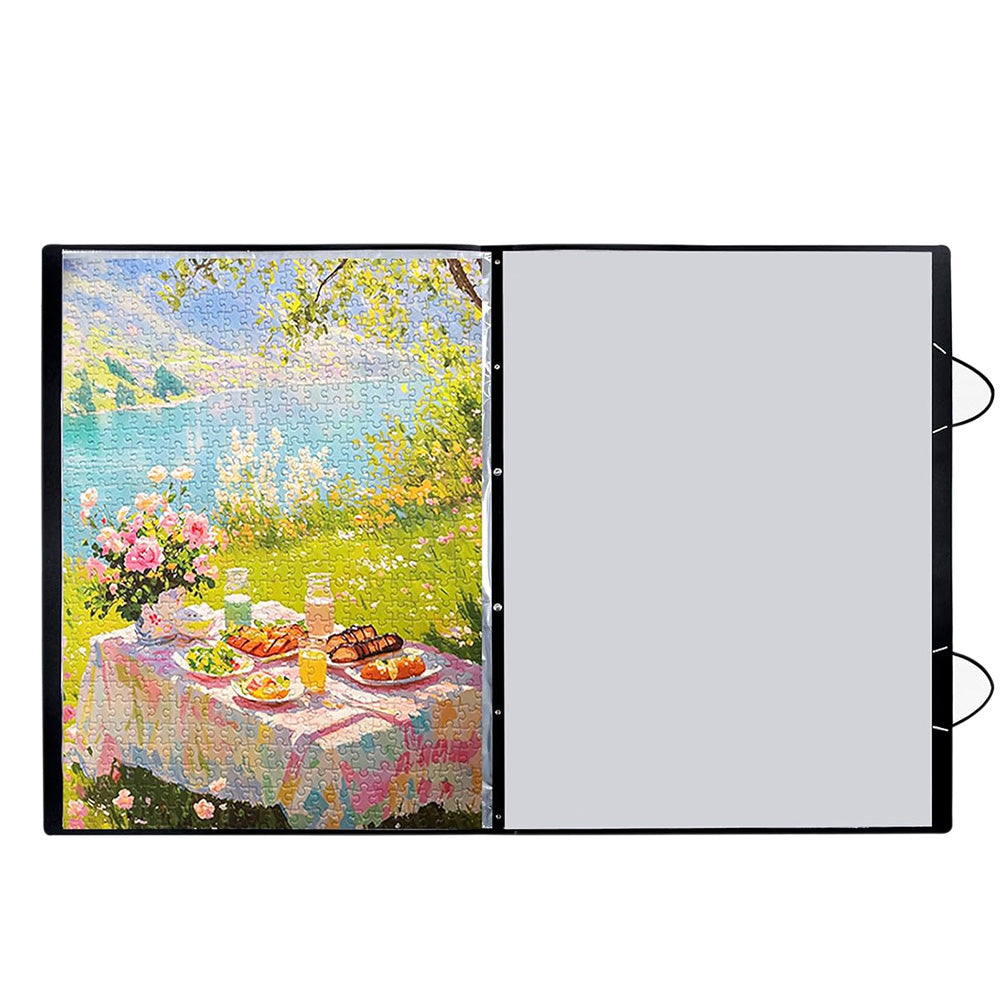 Extra Large Puzzle Binder Space-Saving Storage Folder for 1000-Pieces Puzzle Collection