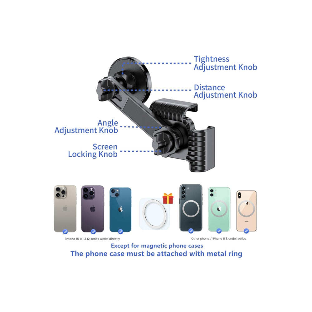 Tesla Car Phone Holder Compatible with MagSafe Mount for Model 3 Y