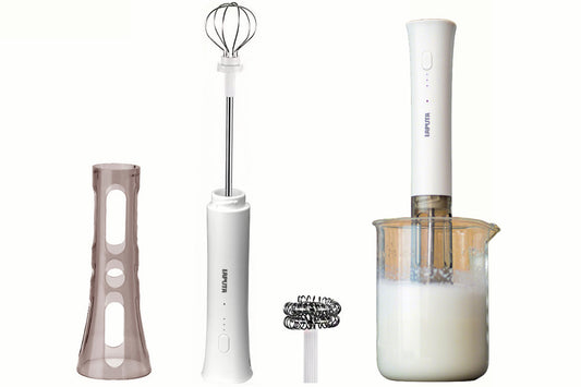 Hands Free 3-Speed Electric Milk Frother Automatic Foam Maker for Coffee Latte