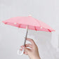 Mini Adjustable Sun Shade Phone Umbrella with Suction Cup Stand