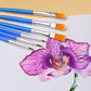 200 Pcs Acrylic Paint Brush Set Nylon Hair Brushes for Classroom Crafts Oil Watercolour Canvases