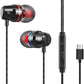 USB C Headphones Over Ear Hooks for iPhone 16 15 Pro Max Plus Samsung Galaxy S25