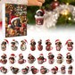 Christmas Countdown Advent Calendar Dog Holiday Collectible Hanging Ornament