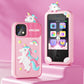 Smart Phone Toy Unicorn Dual Camera Touchscreen Phone with 32G TF Card