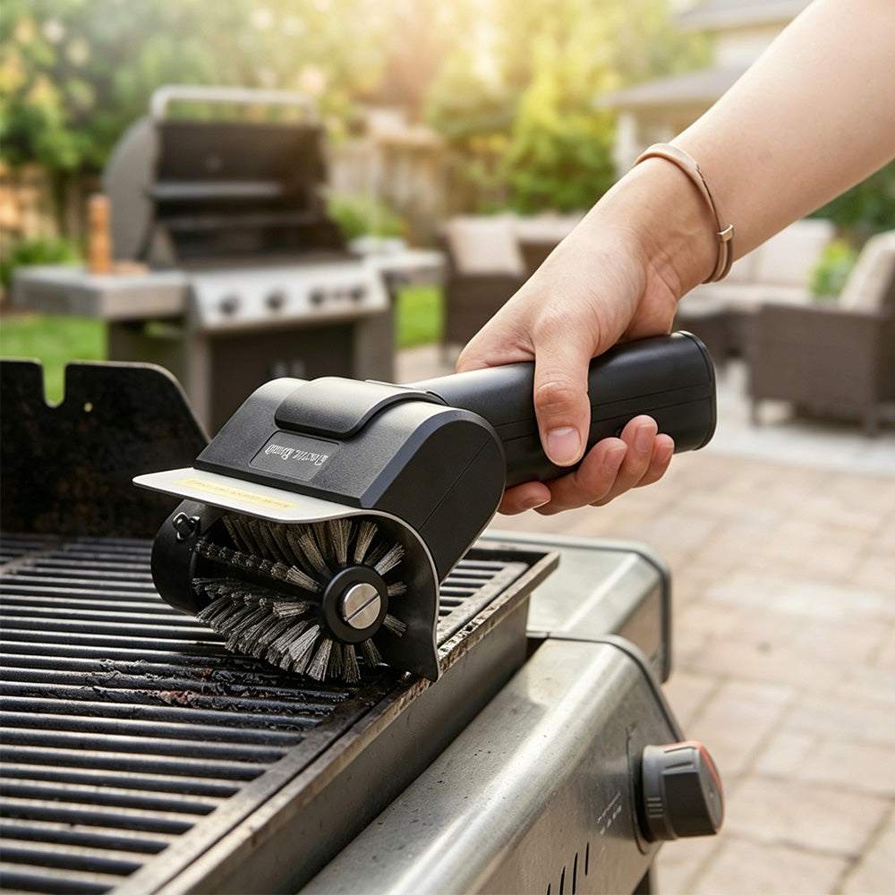 Electric Grill Brush Cordless BBQ Grill Cleaner Grill Brush