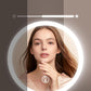 10X Magnifying Makeup Mirror with LED Light Foldable Cosmetic 360 Degree Rotation Mirror