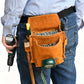 Leather Carpenter Nail Pouch Wear WaistBag Nail Holder Tool Belt Bag Hip Pouch