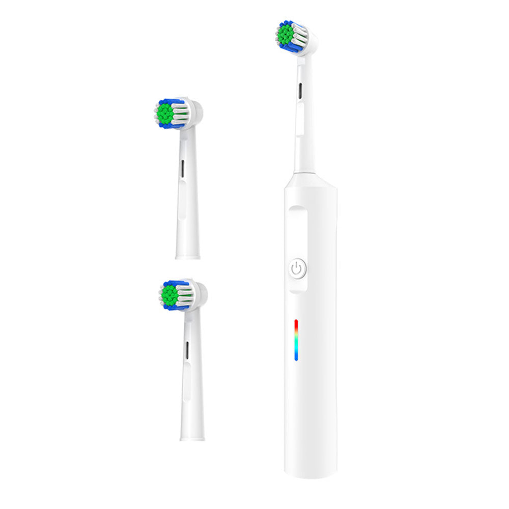 Rotating Electric Toothbrush 3Modes with Travel Case and 2 Brush Heads