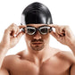 Electroplated Swimming Goggles with Case Anti-Fog UV-Blocking for Adults