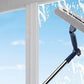 2in1 Home Window Squeegee and Cleaning Tool for Outdoor Glass Mirrors and Screens