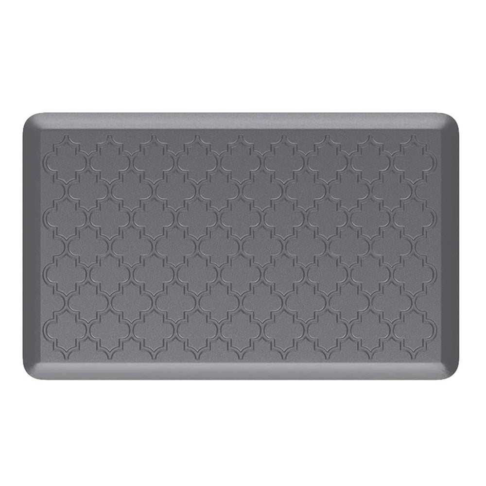 Cushioned PVC Floor Mat for Kitchen and Office-Grey