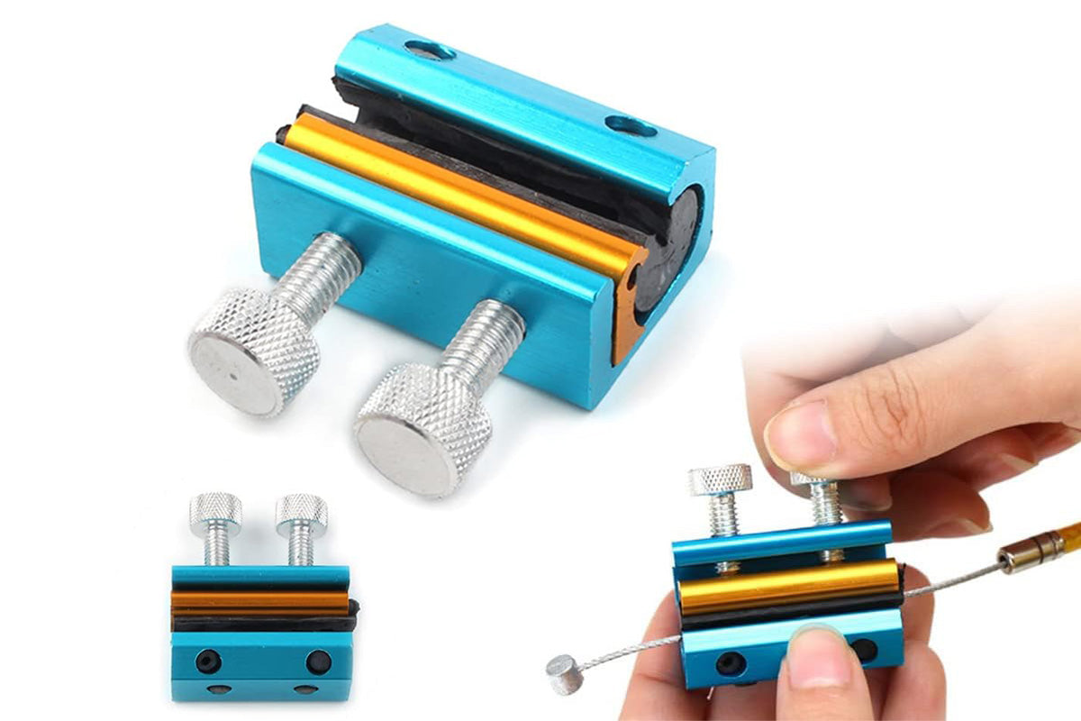 Dual Head Motorcycle Cable Lubricator Tool with Oil Clamp