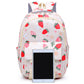 3Pcs Set Kids Backpack With Lunch Bag Pencil Bag Nylon Lightweight School Backpack