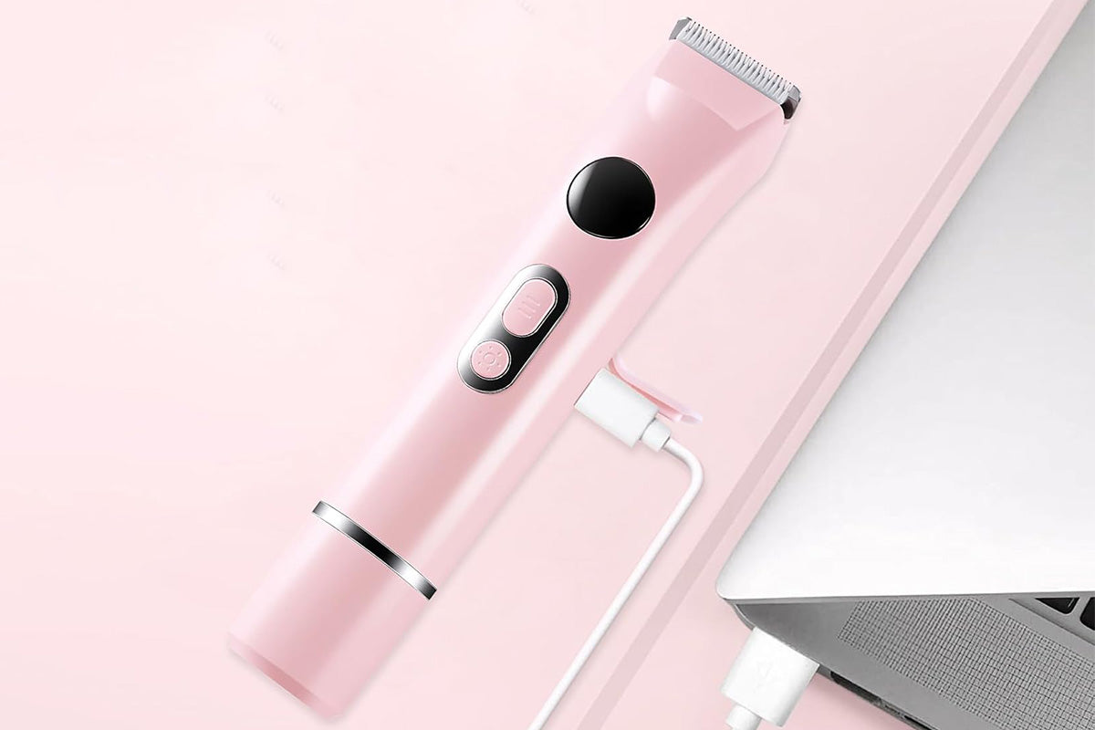 4-in-1 Women's Dual Heads Electric Shaver Cordless Body Hair Trimmer with 4 Heads Hair Removal Kit