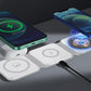 3 in 1 Foldable Wireless Charging Base for iPhone 16 15 14 13 12 Pro Max Plus Apple Watch and AirPods