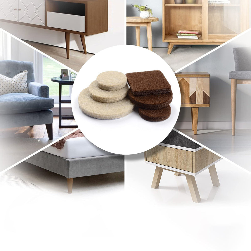 133 Pack Furniture Pads Felt Pads Furniture Feet Wood Floor Protectors
