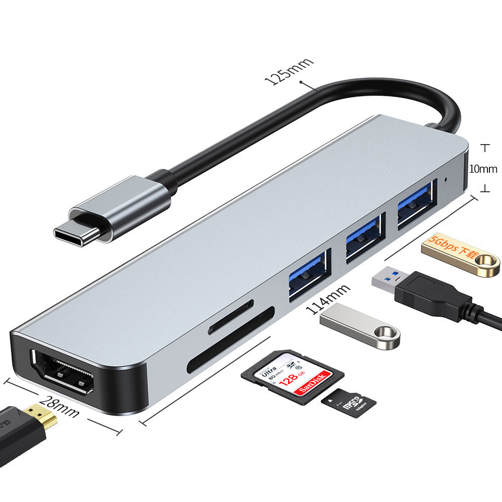 6-in-1 Multi-Interface Docking Station