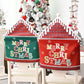 2Pcs MERRY CHRISTMAS Chair Back Cover