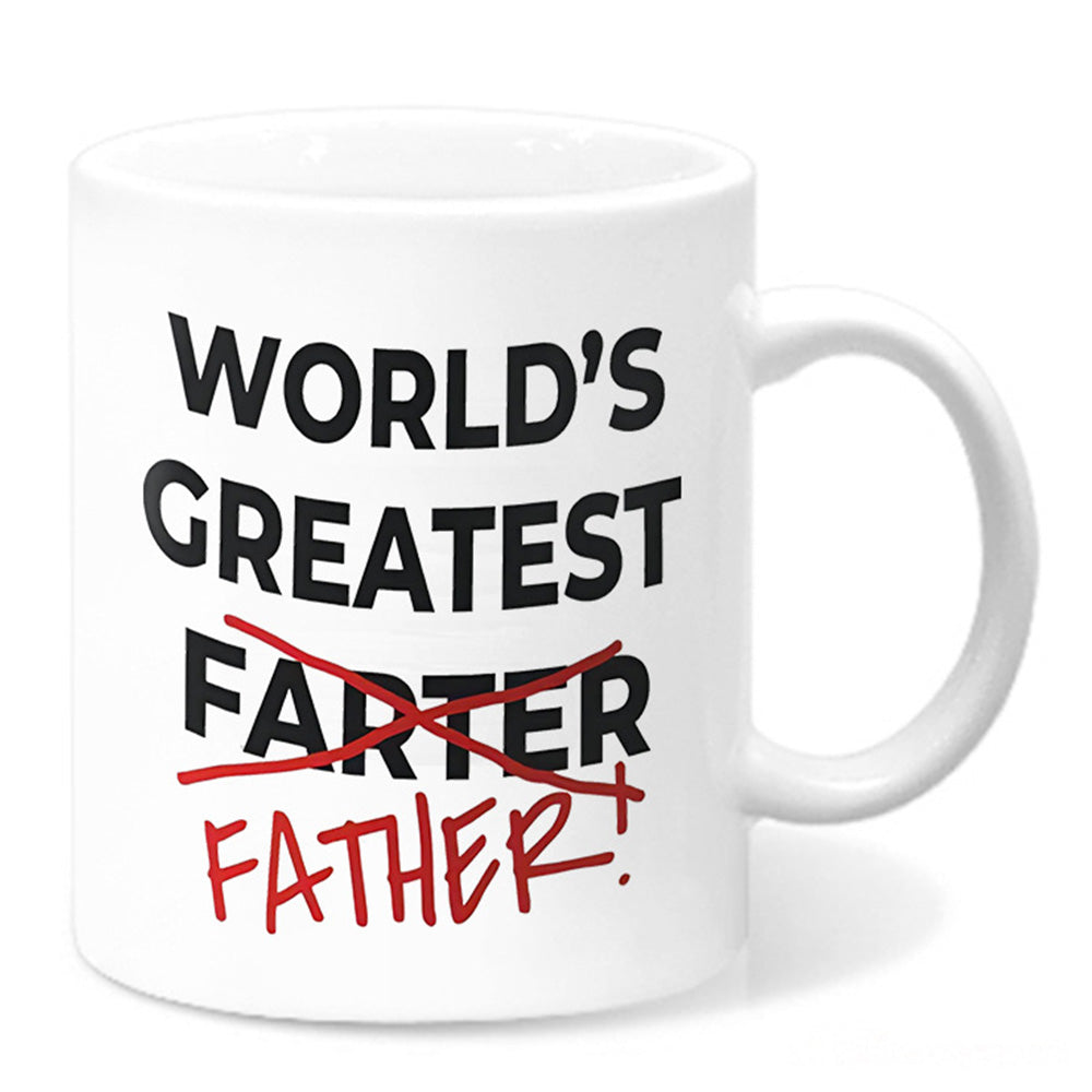 325ml Funny Coffee Mug with Handle Tea Cup for Christmas Fathers Day Gift