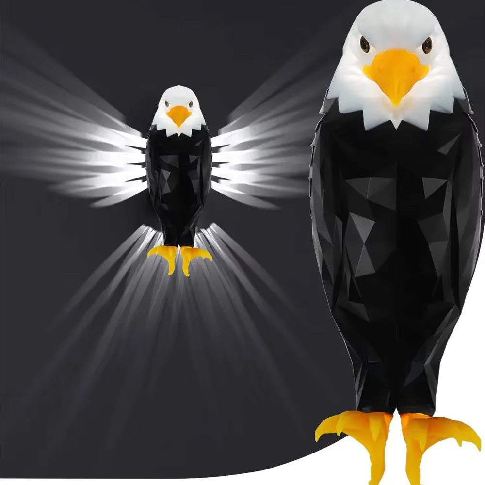 Bald Eagle Wall Light Wall Mounted Eagle Lamp Removable Charging Eagle Light