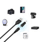 USB to DC 5V Charging Cable Power Cord 5.5x2.1mm with 11 Interchangeable Connectors