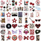50 Pcs Aesthetic Downtown Girls Stickers Pack Vinyl Waterproof Stickers for Water Bottle Laptop