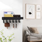 Wall Key Holder with Shelf Wooden Key Rack for Entryway Home