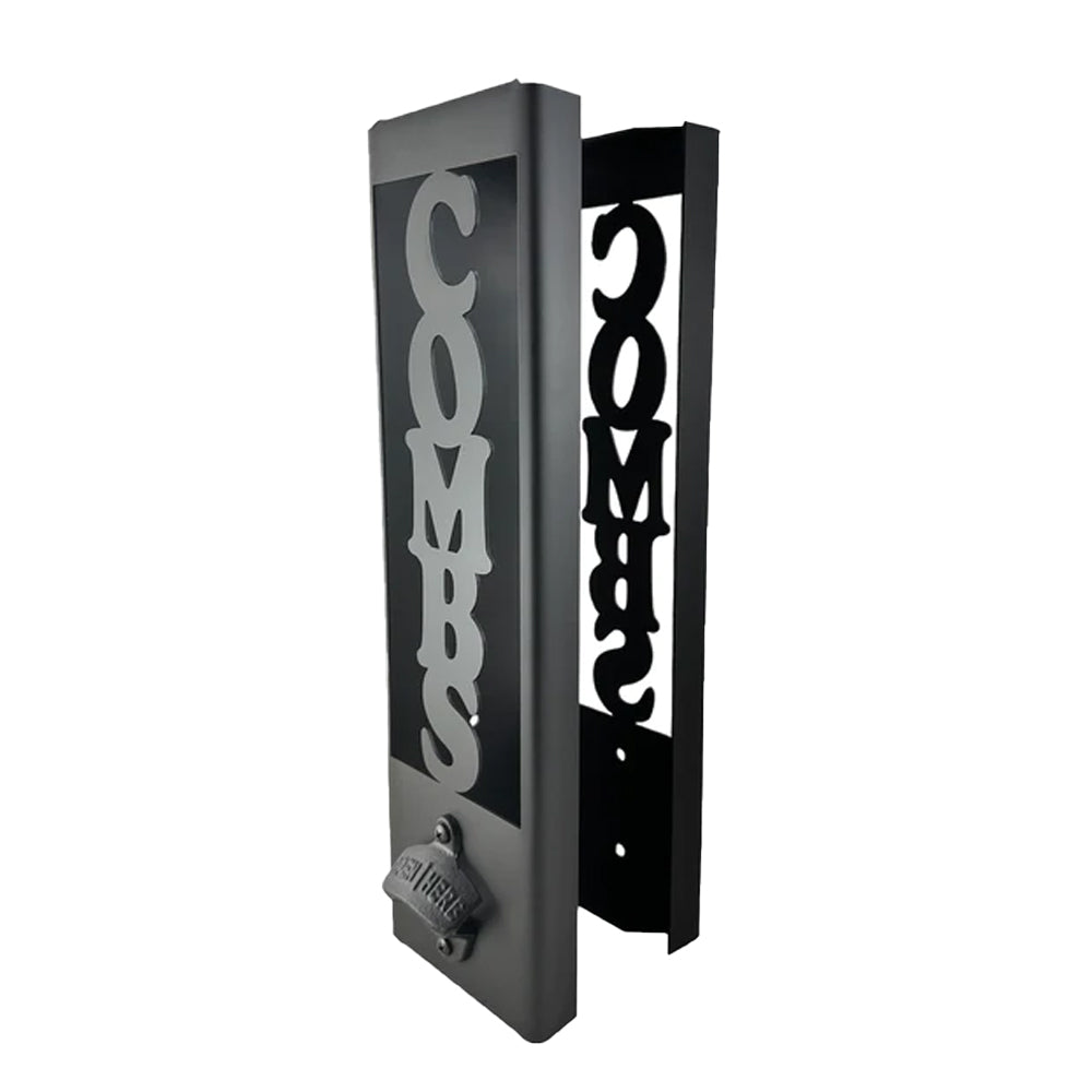 2-in-1 Wall Mounted Can Cooler Holder with Bottle Opener